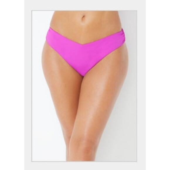 SWIMSUITS FOR ALL CHEEKY BIKINI BOTTOM BEACH ROSE SIZE 14 NWOT - Picture 1 of 5